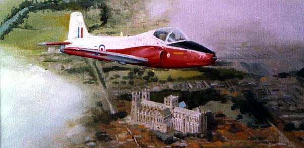 Jet Provost over York Minster